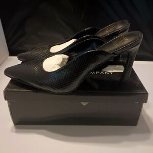 💯🔥NEW YORK & Co. Women's Cammie Mules Black Size 11🔥